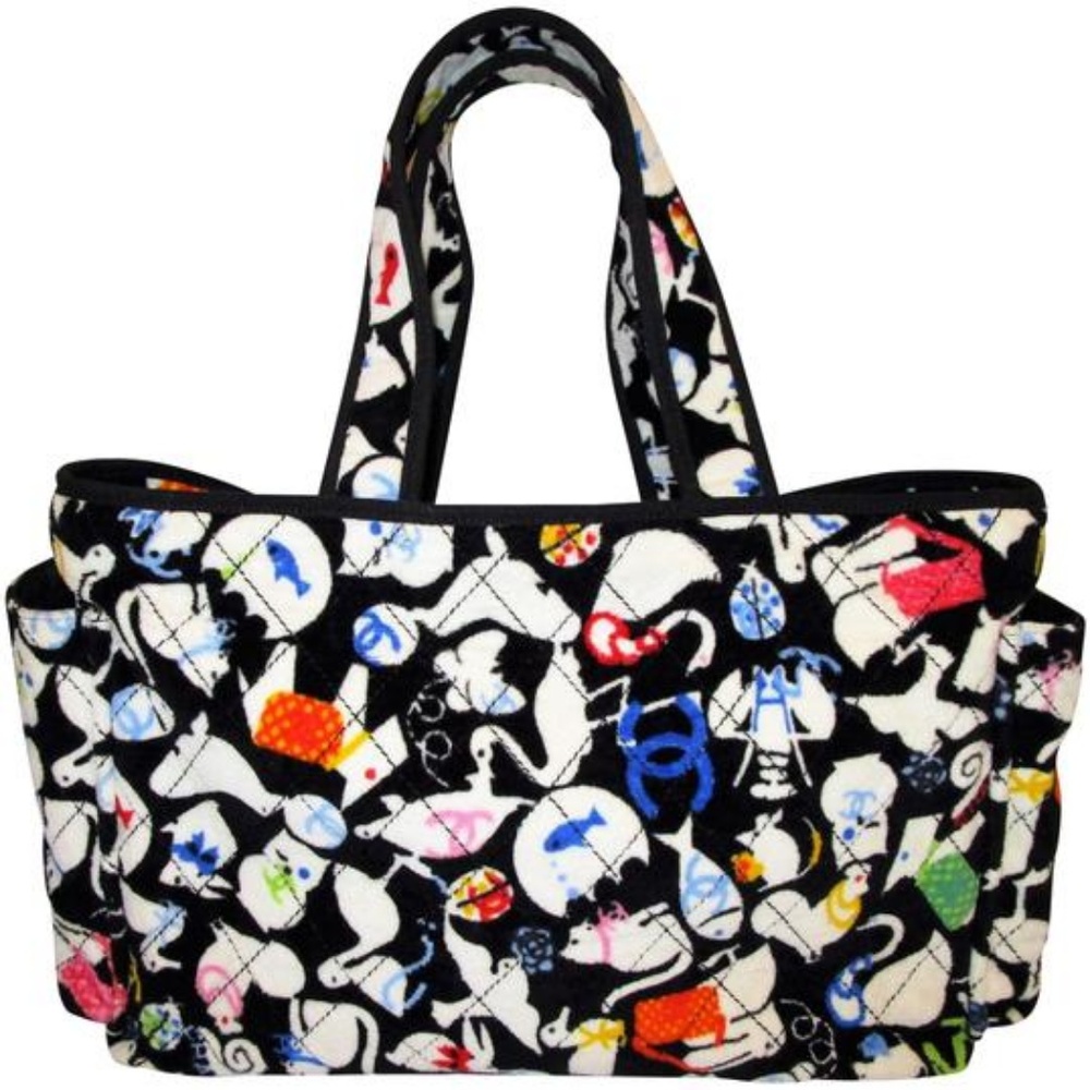 CHANEL Terry Cotton Baby Animals Diaper Beach Tote